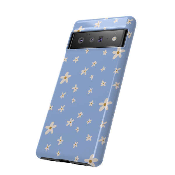 Phone Case: Daisies on Blue