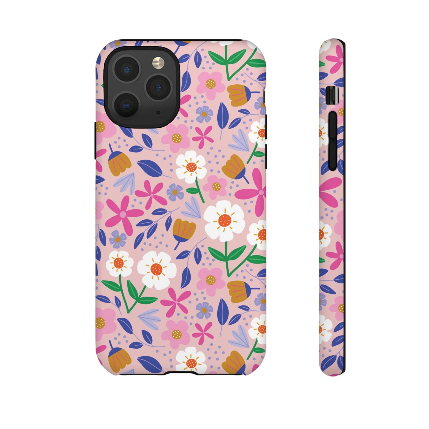 Phone Case: Blooms on Pink