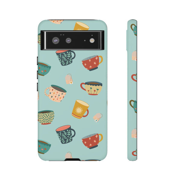 Phone Case: Tea Cups and Tea Bags