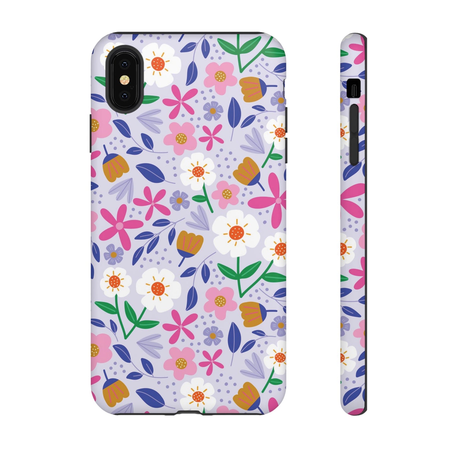 Phone Case: Blooms on Lilac