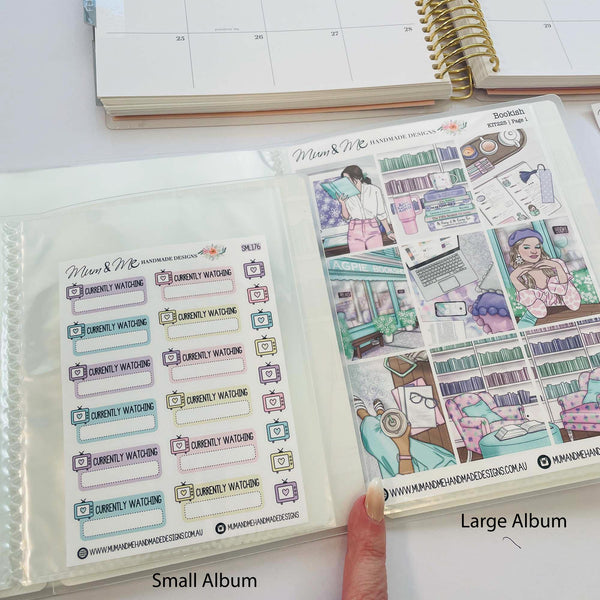 Small Sticker Album: Bookish
