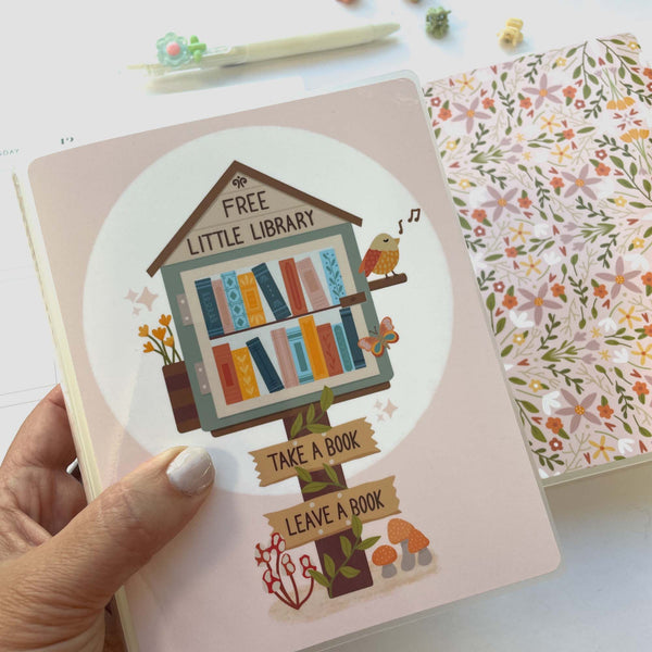 Small Sticker Album: Little Library