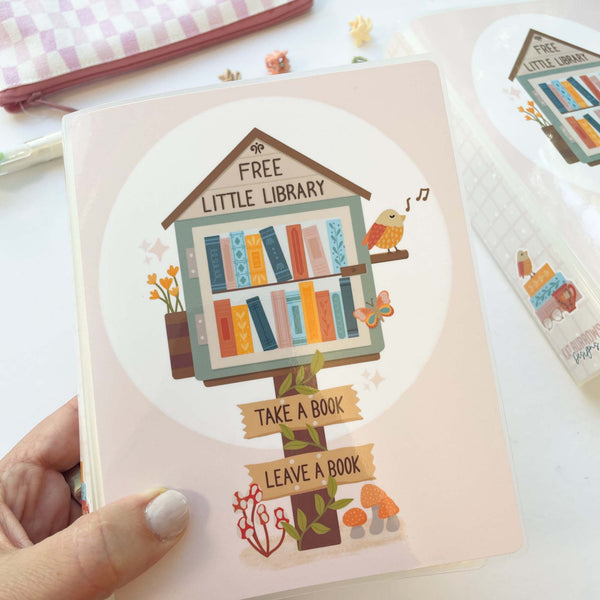 Small Sticker Album: Little Library
