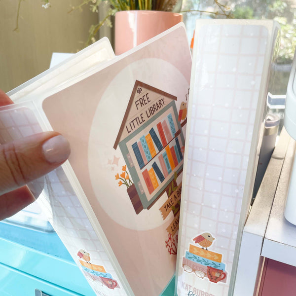 Small Sticker Album: Little Library