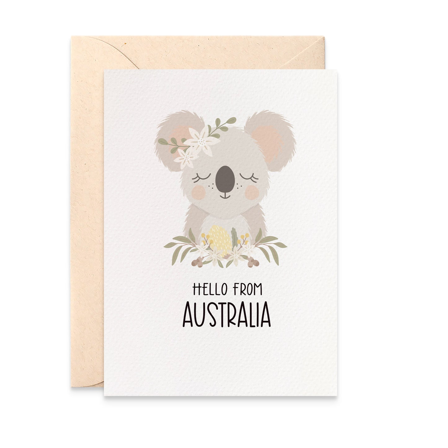 Koala with Flowers