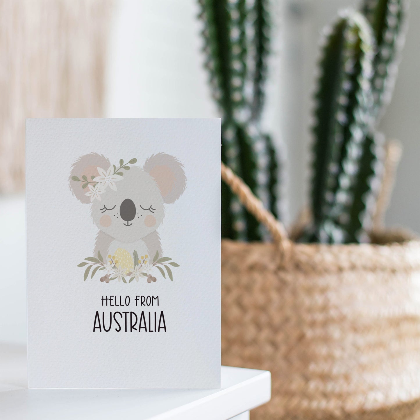 Koala with Flowers