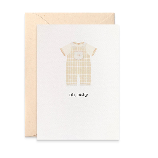 Baby Overalls Beige