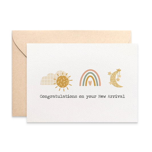 Sun, Rainbow and Moon