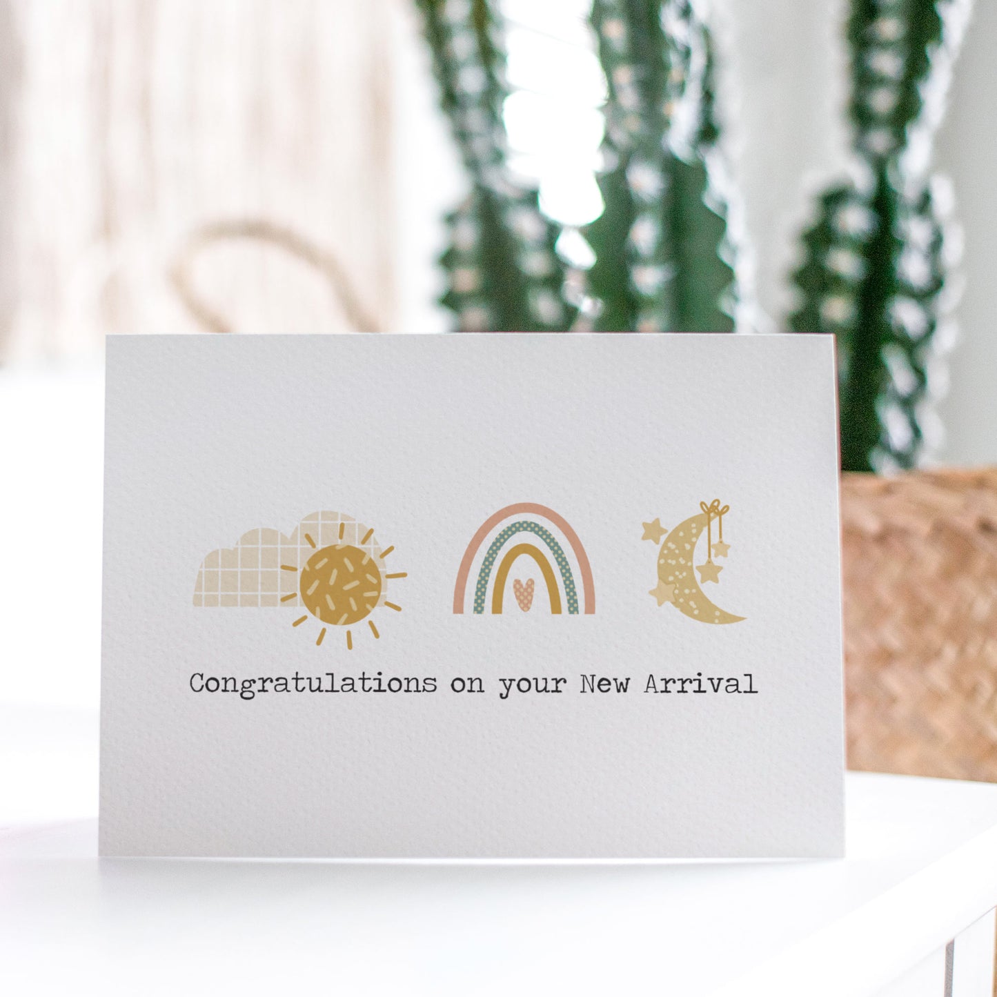 Sun, Rainbow and Moon