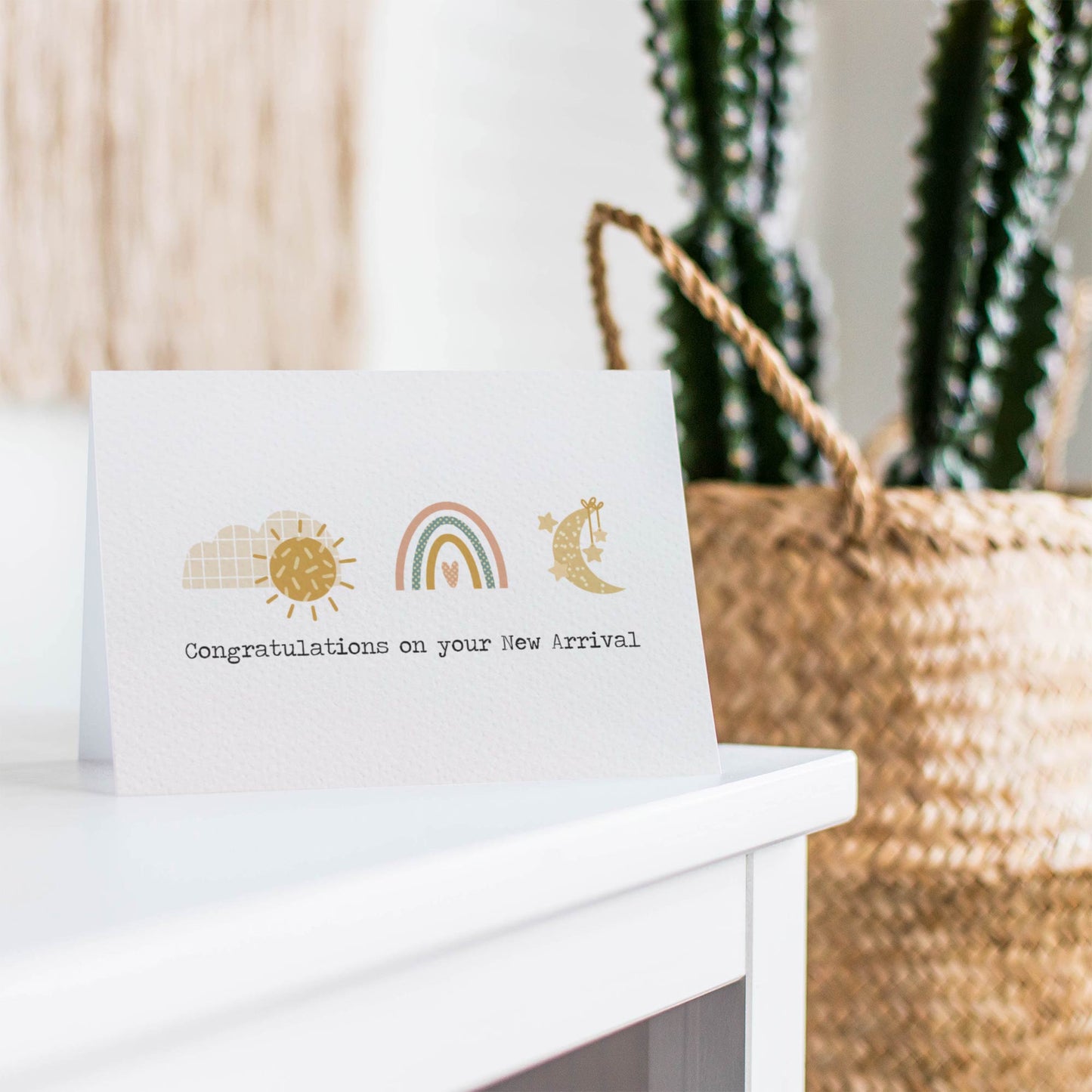 Sun, Rainbow and Moon