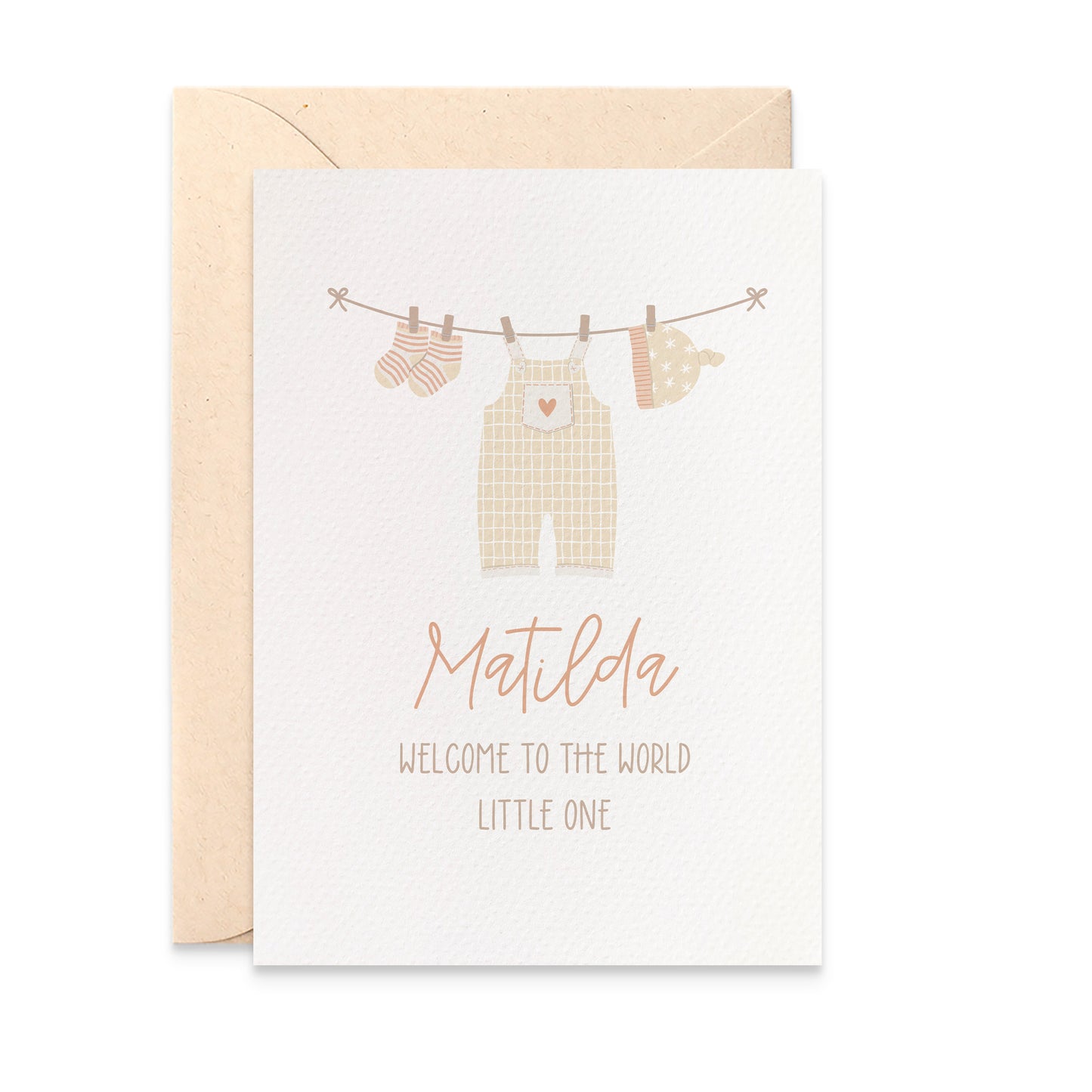 Personalised Baby Neutral Clothes Line