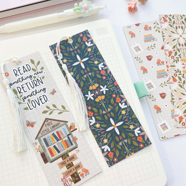 Bookmark: Set of 2 Little Library