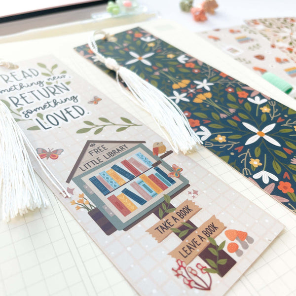 Bookmark: Set of 2 Little Library