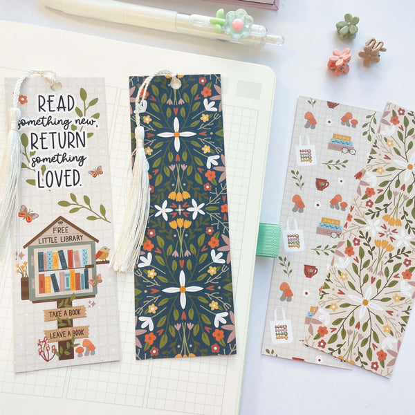 Bookmark: Set of 2 Little Library