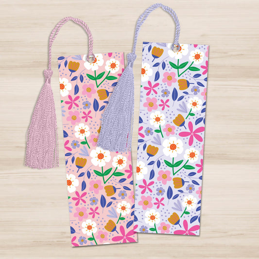 Bookmark: Set of 2 Floral Blooms