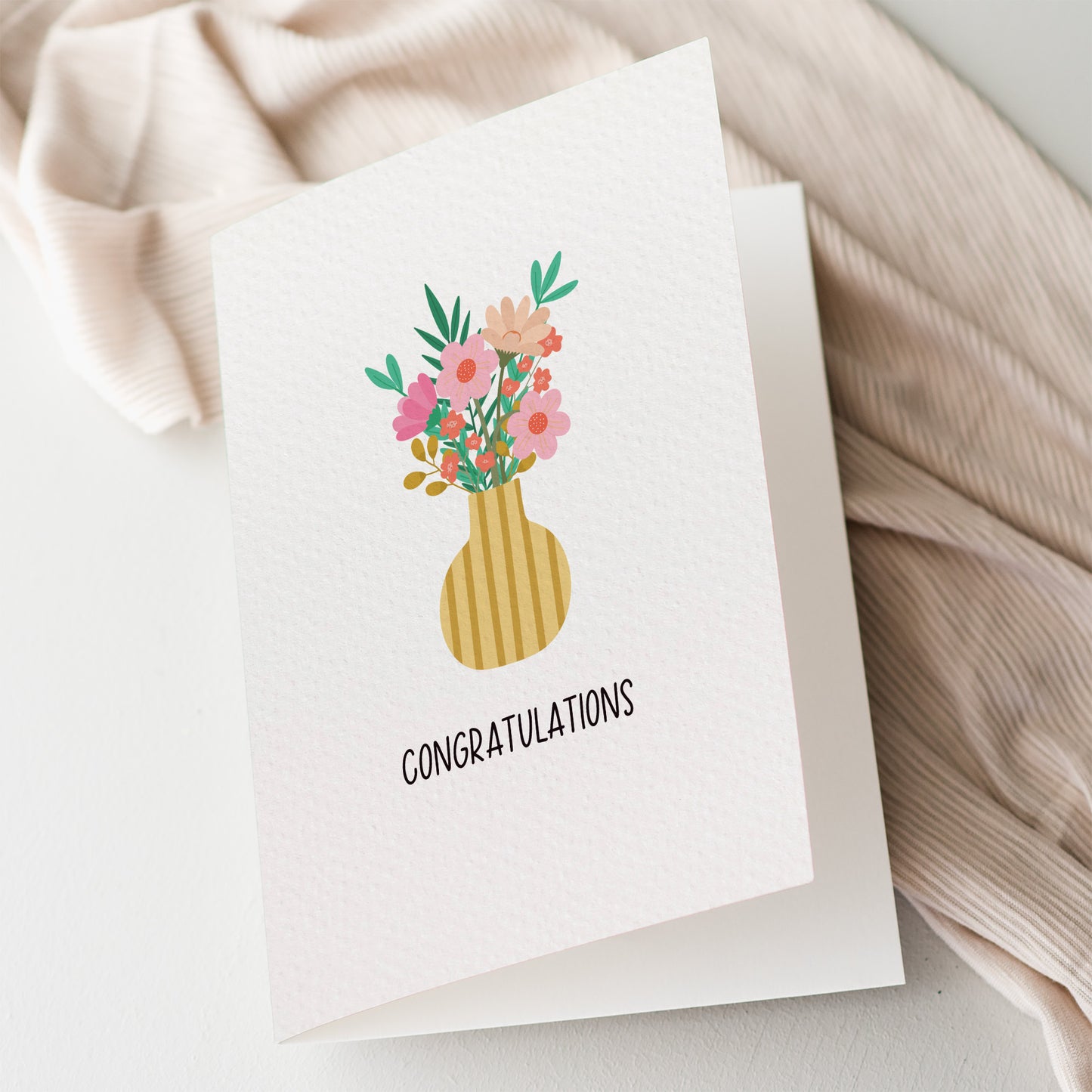 Yellow Vase of Flowers