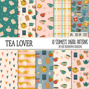 Seamless Patterns: Tea Lover