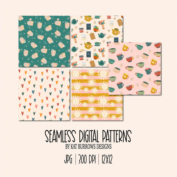 Seamless Patterns: Tea Lover