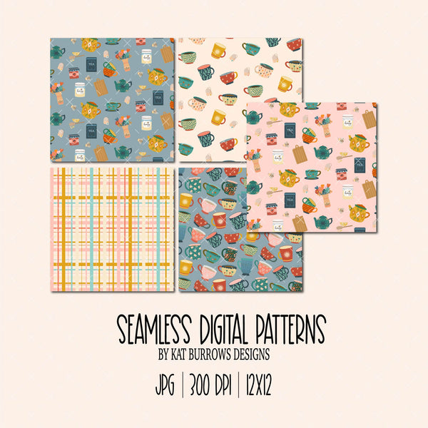 Seamless Patterns: Tea Lover