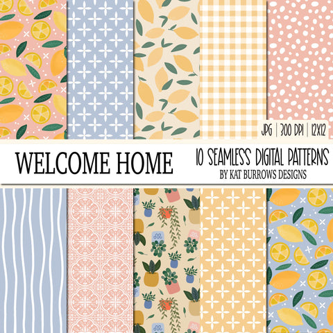 Seamless Patterns: Welcome Home