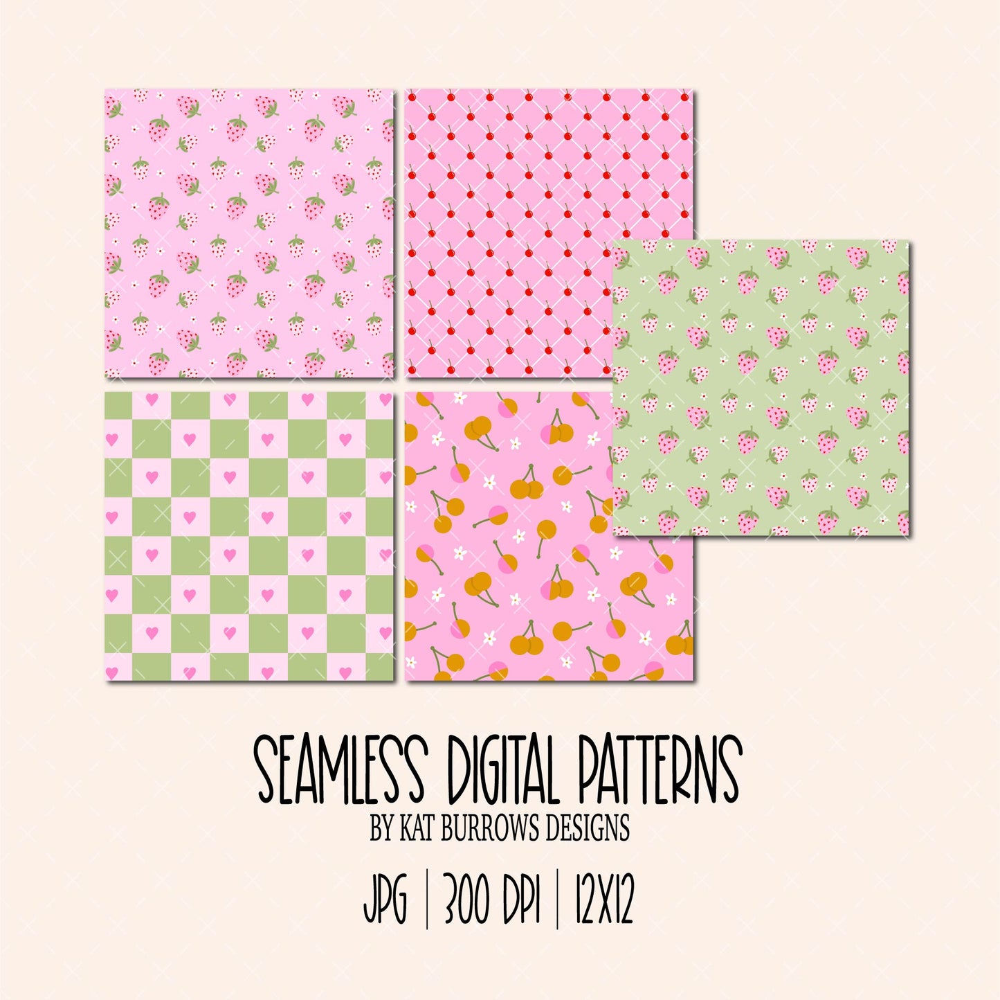 Seamless Patterns: Lucky in Love