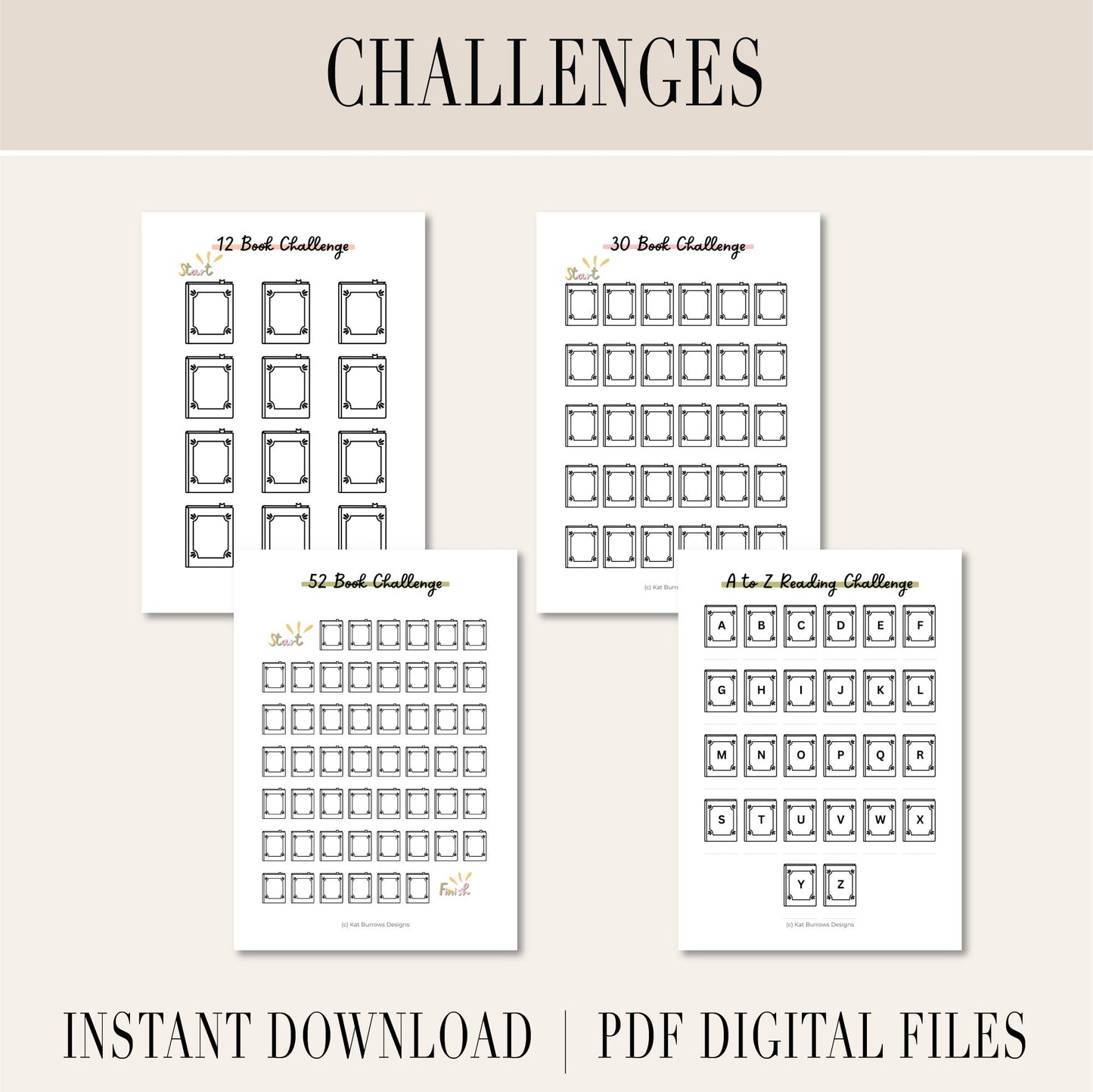 Printable: Book Tracker Bundle