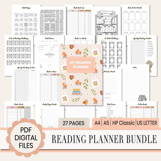 Printable: Book Tracker Bundle