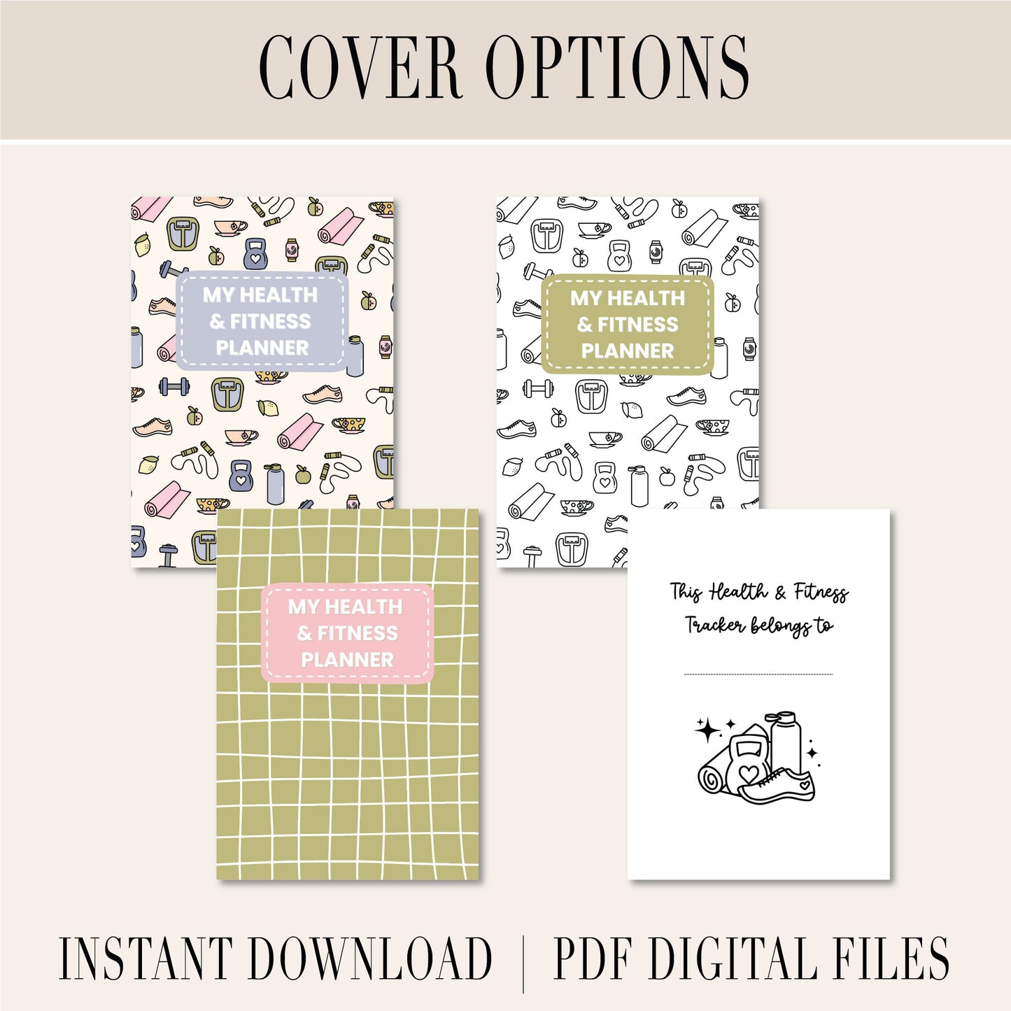 Printable: Fitness Tracker Bundle