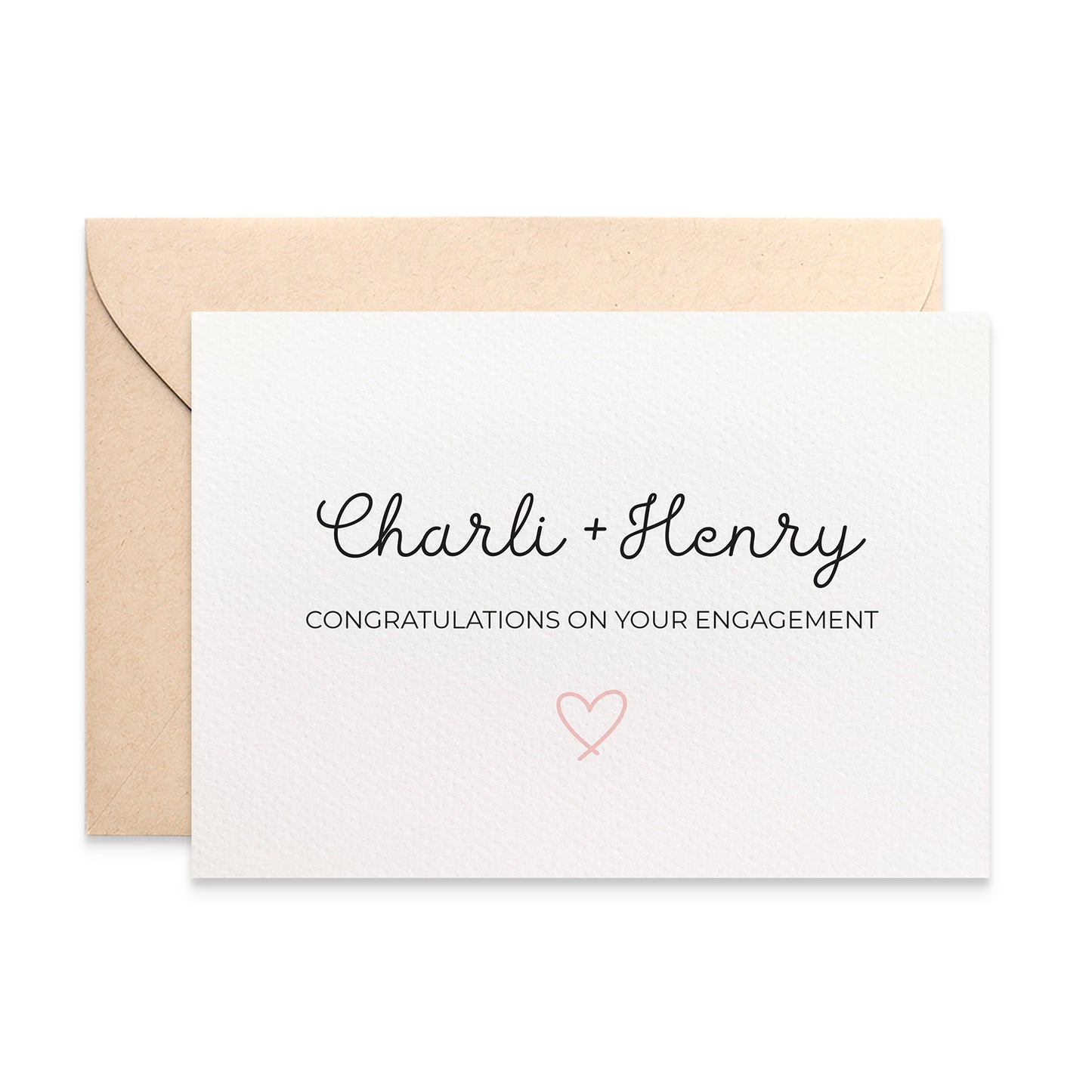 PERSONALISE: Engagement Names with Heart