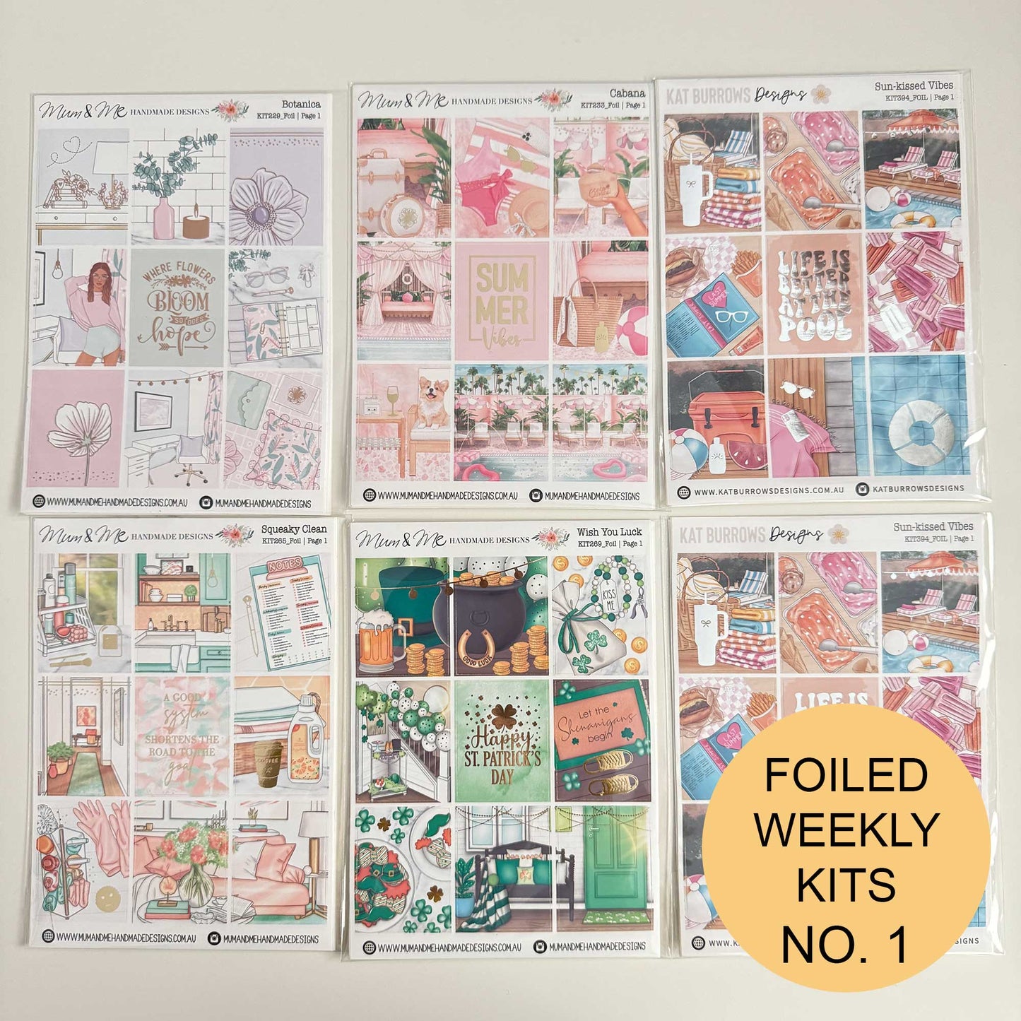 Grab Bag 2026: FOILED Weekly Kits