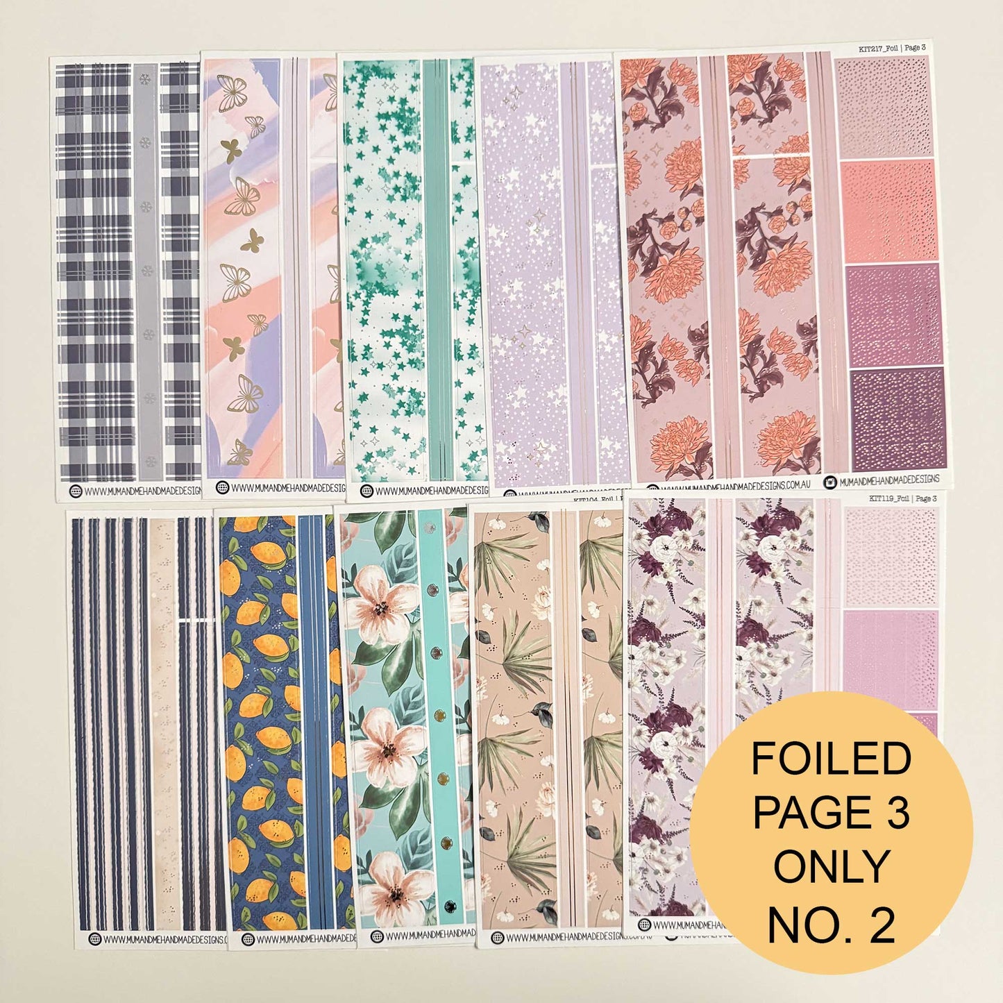 Grab Bag 2026: FOILED Washi P3