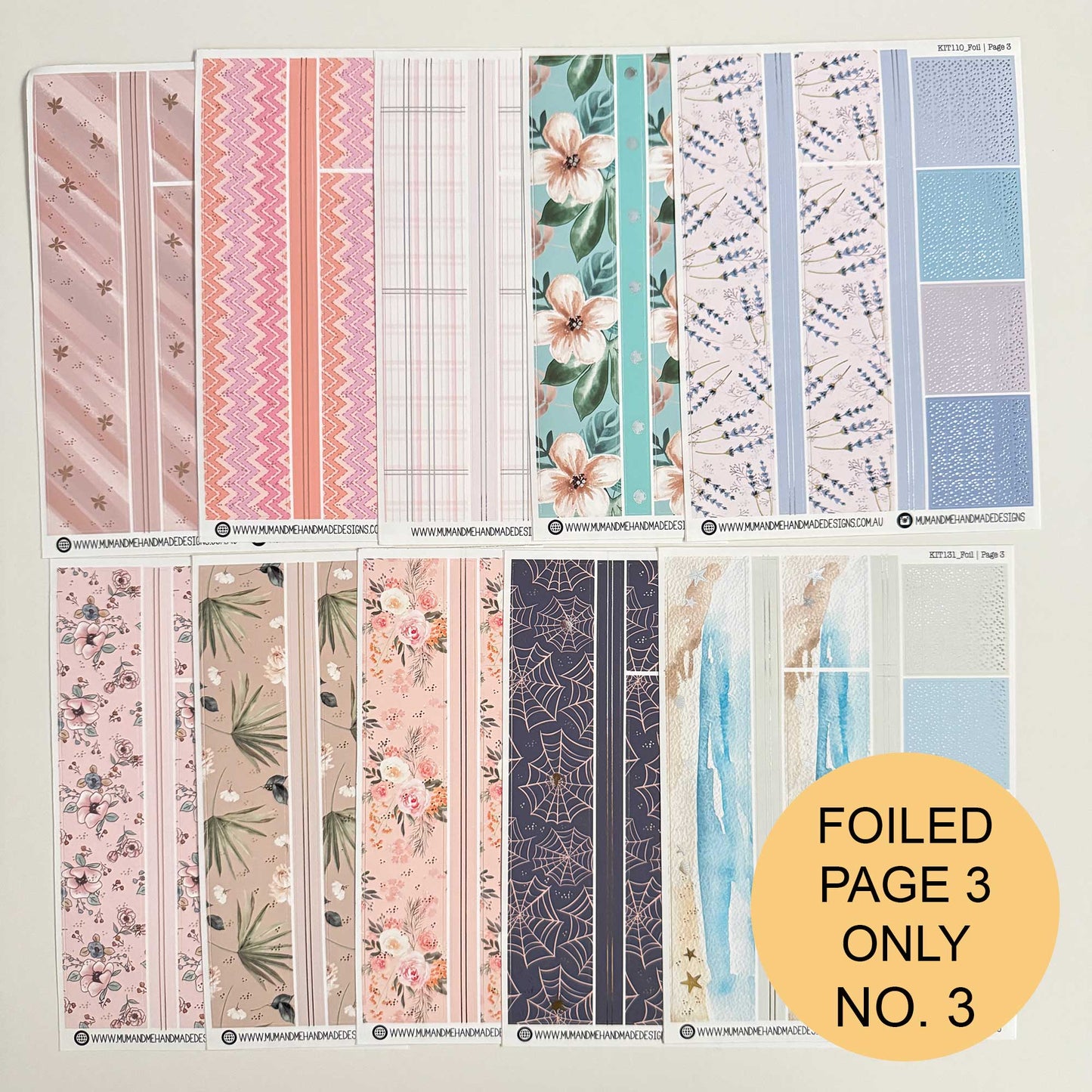 Grab Bag 2026: FOILED Washi P3
