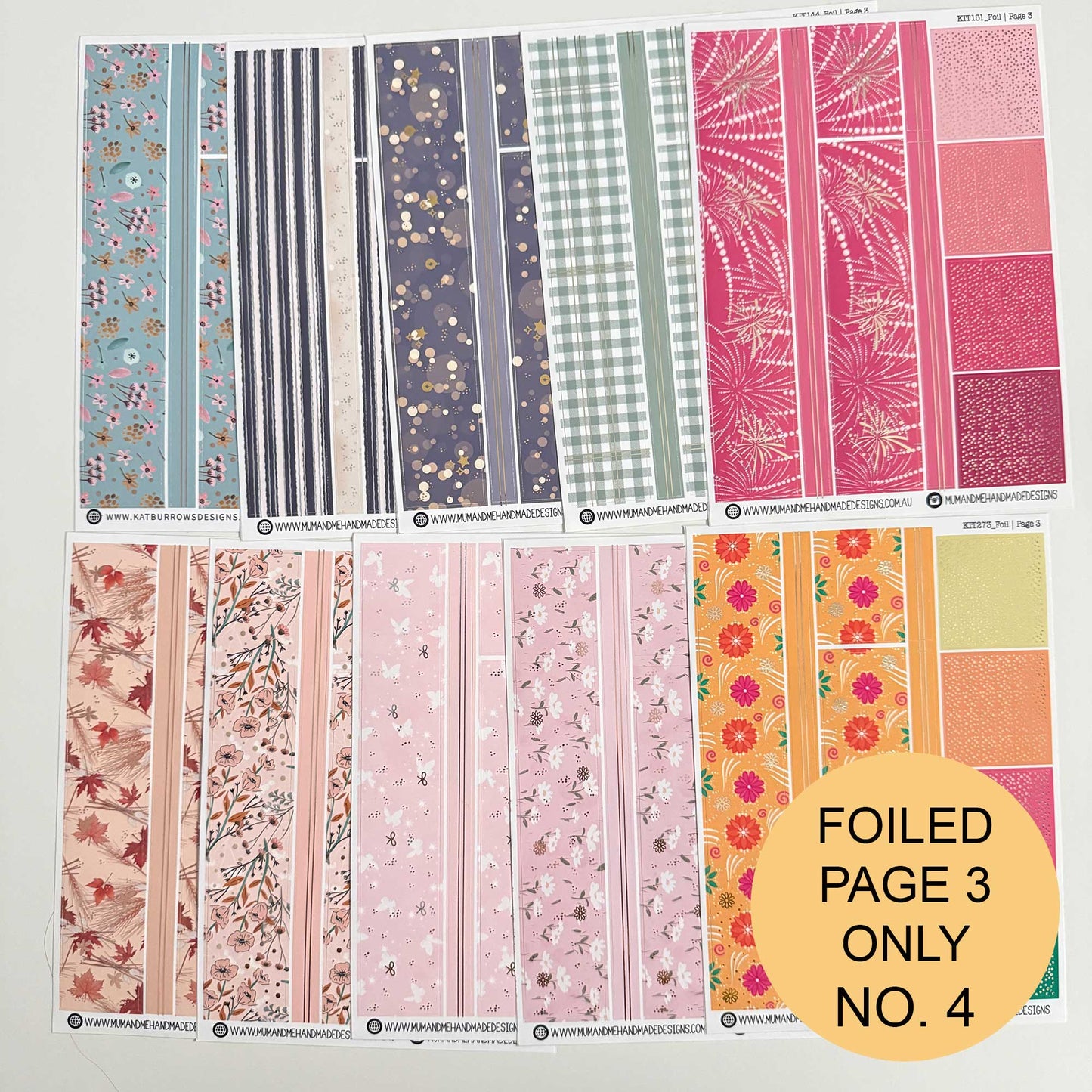 Grab Bag 2026: FOILED Washi P3