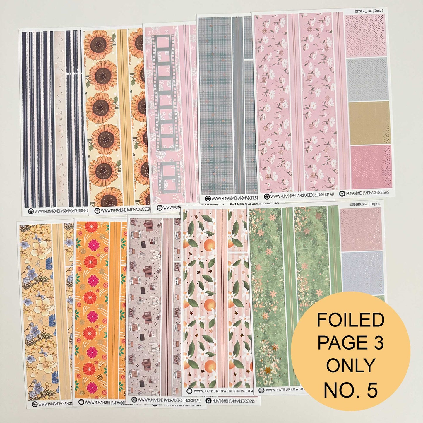 Grab Bag 2026: FOILED Washi P3