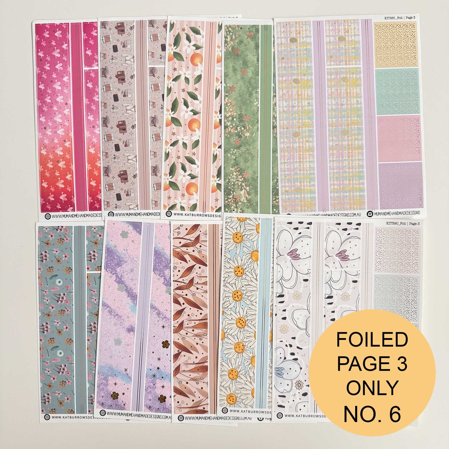 Grab Bag 2026: FOILED Washi P3