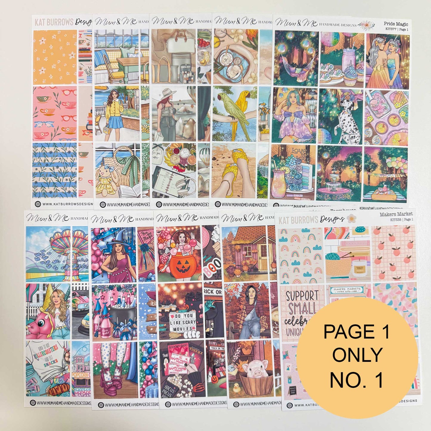 Grab Bag 2026: Single Large Sheets