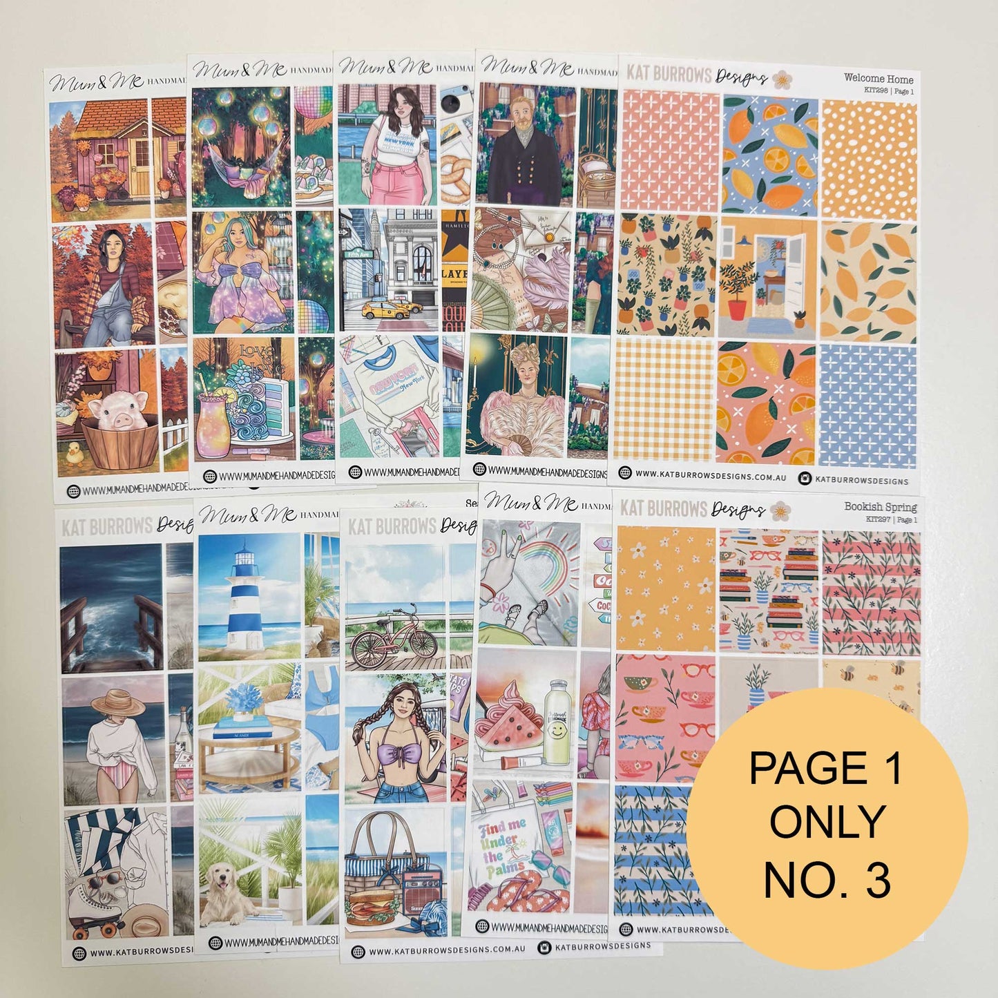 Grab Bag 2026: Single Large Sheets