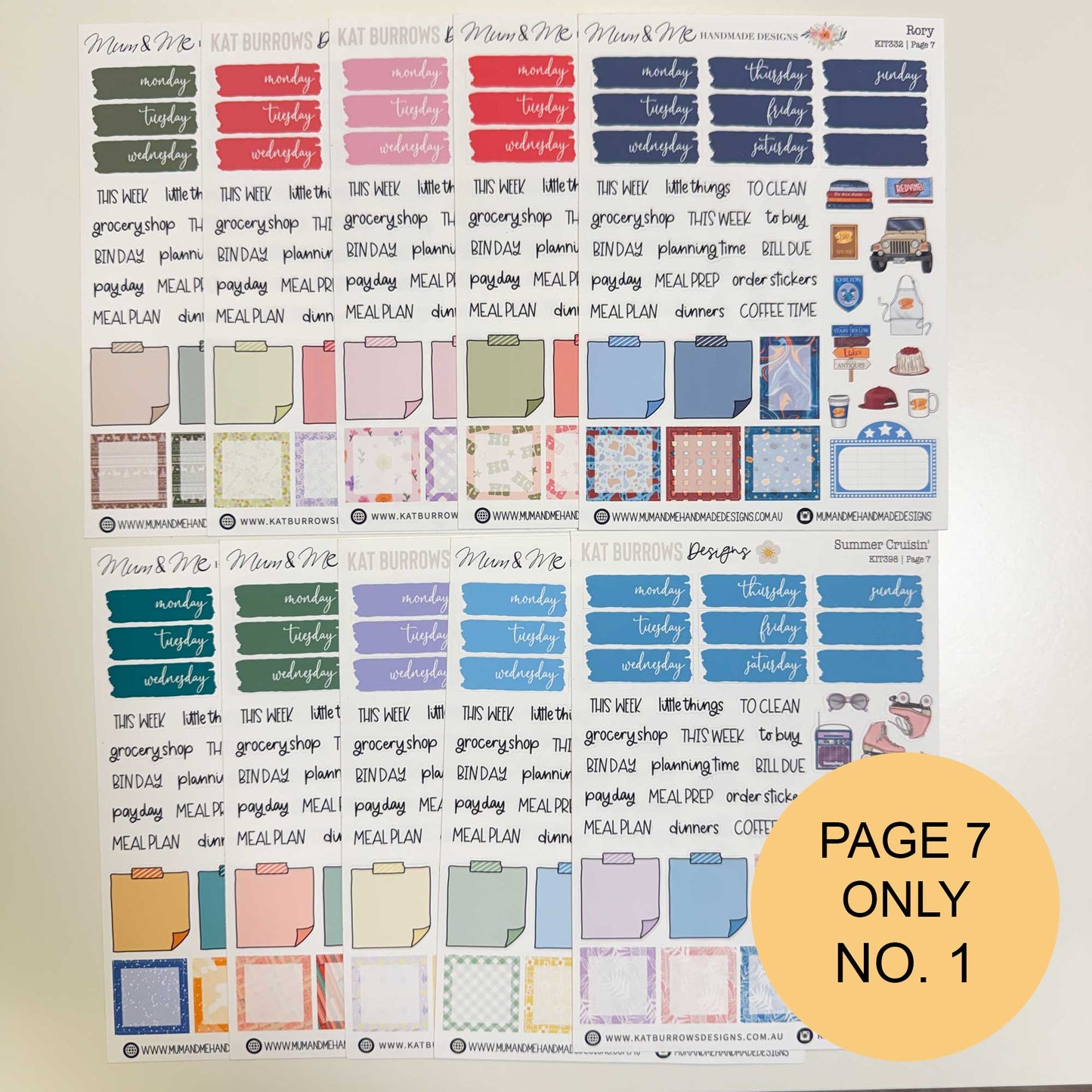 Grab Bag 2026: Single Large Sheets