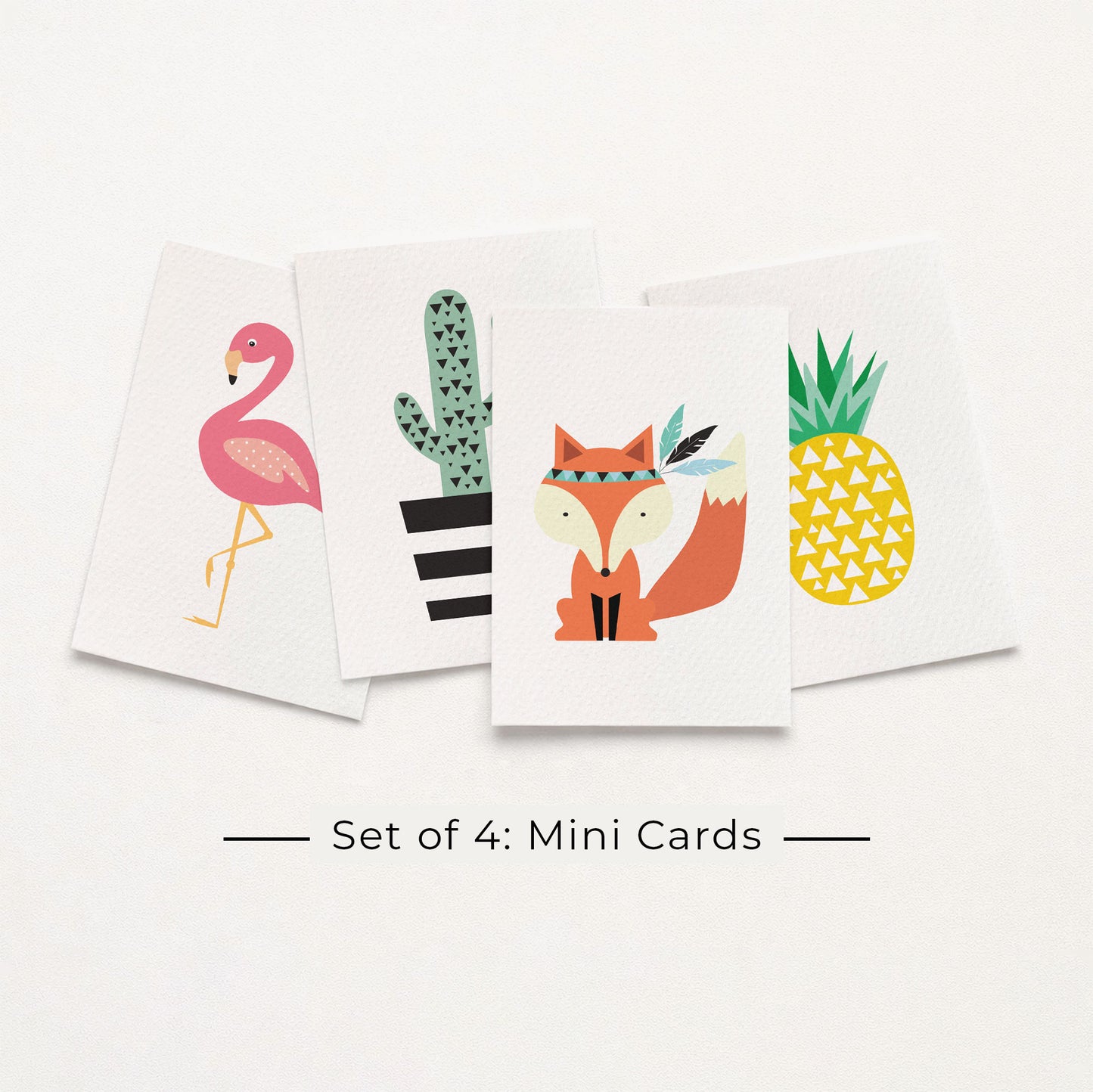 Set of 4: MINI Cards: Assorted