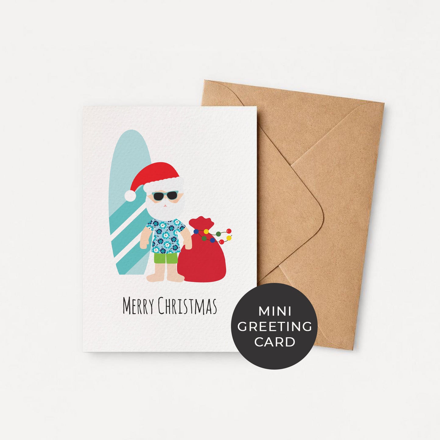 Set of 4: MINI Cards: Aussie Christmas