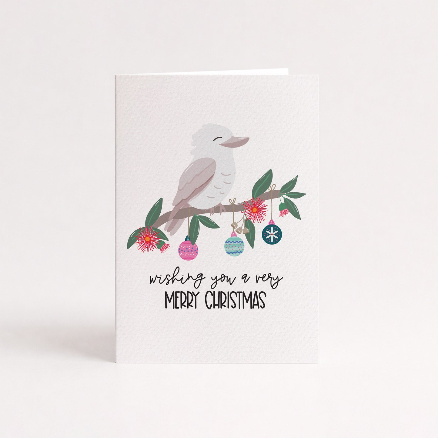 Single (1): MINI Card: Christmas Kookaburra