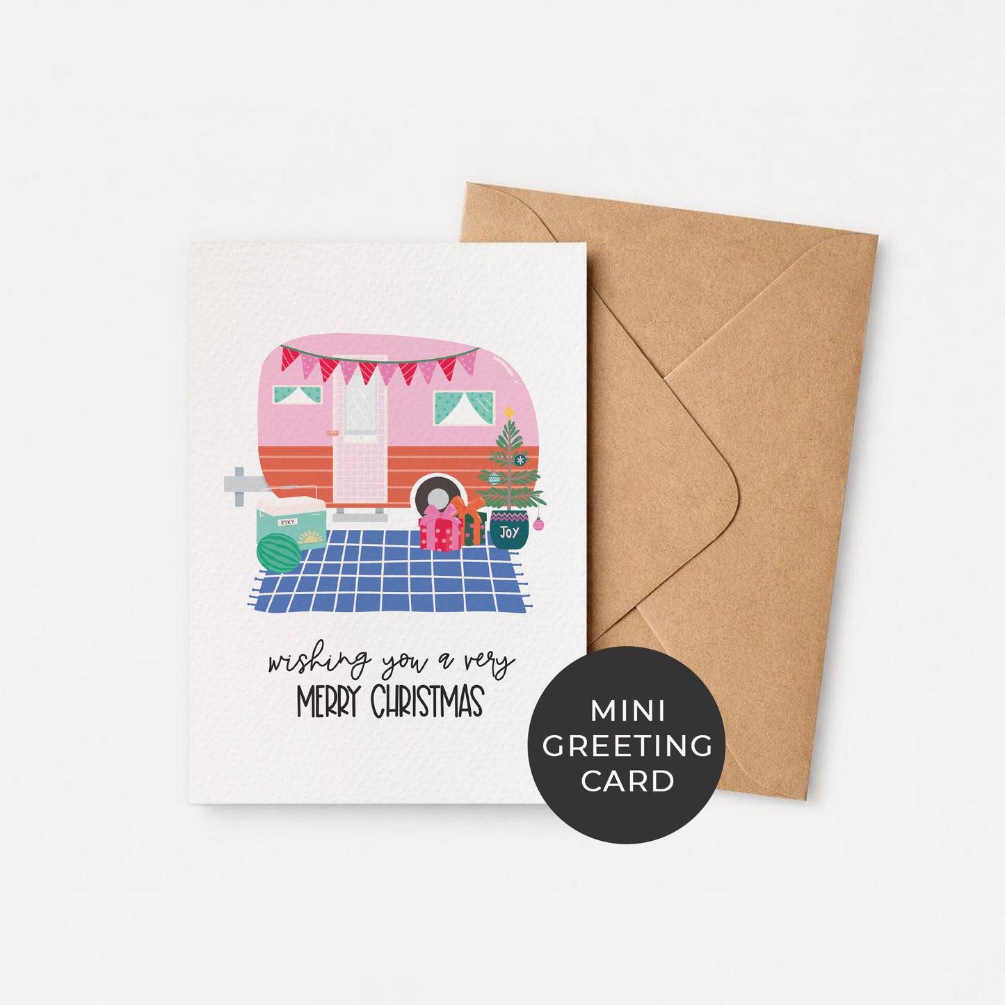 Single (1): MINI Card: Christmas Camper
