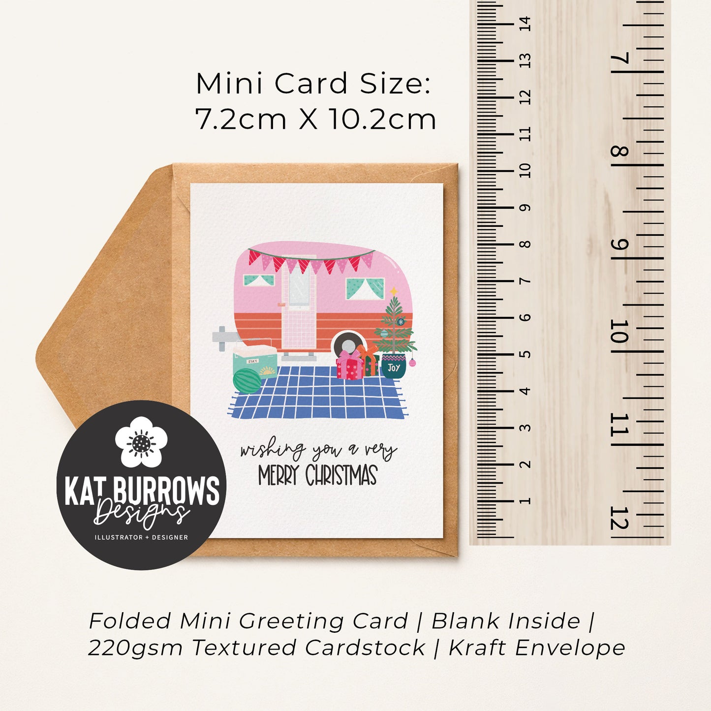 Single (1): MINI Card: Christmas Camper