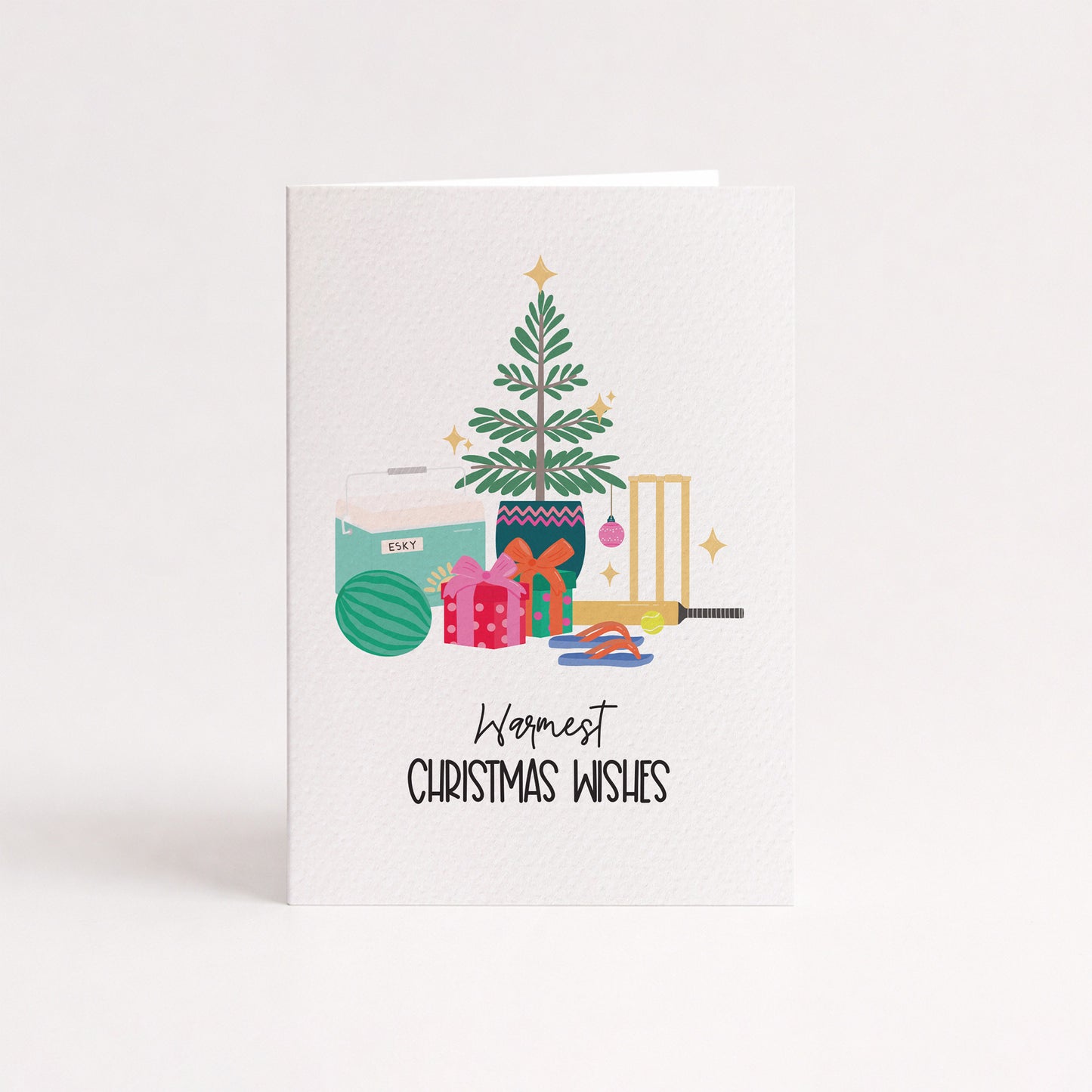 Set of 4: MINI Cards: Aussie Christmas Outdoors