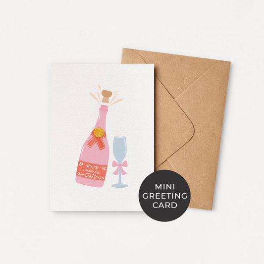 Single (1): MINI Card: Champagne