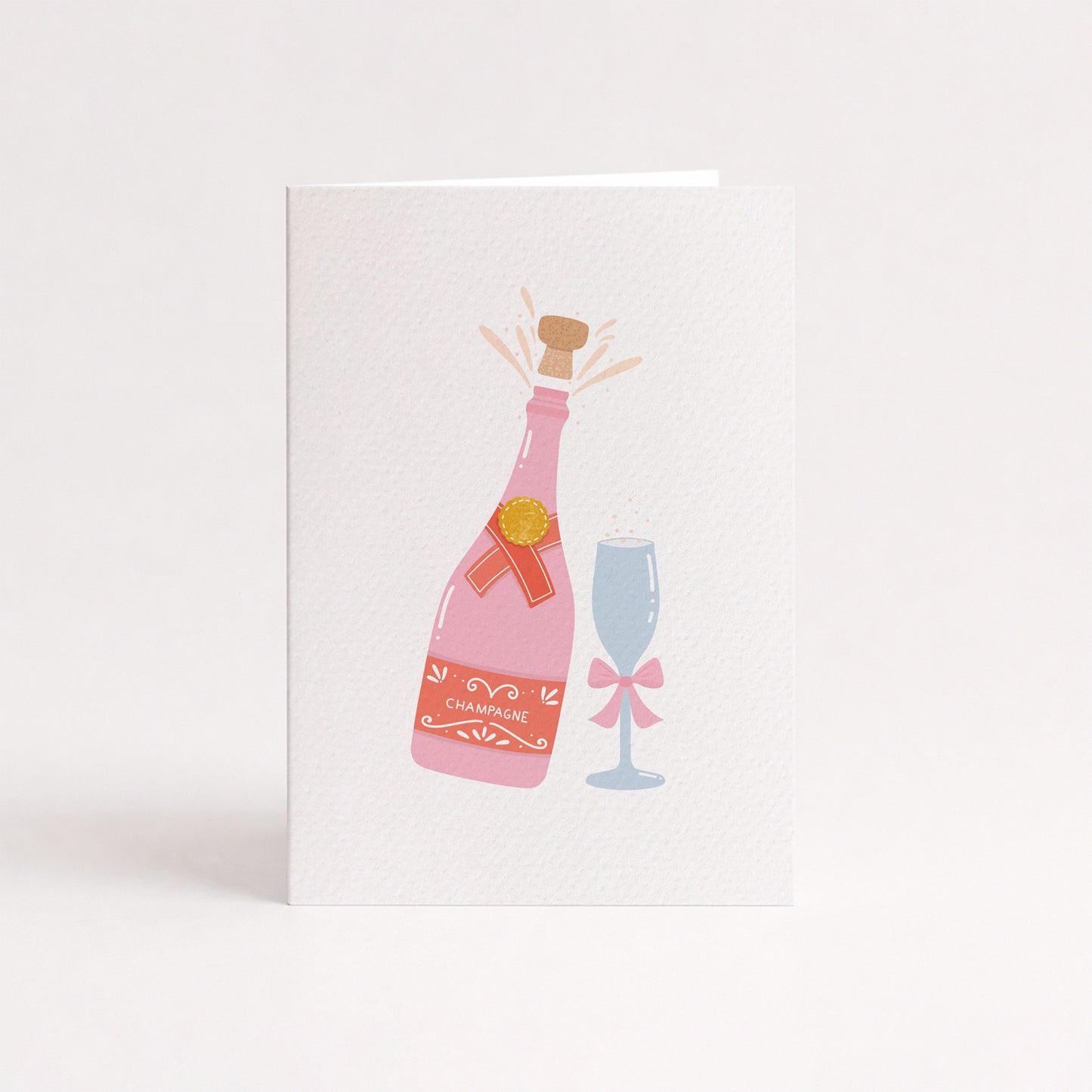 Set of 4: MINI Cards: Champagne