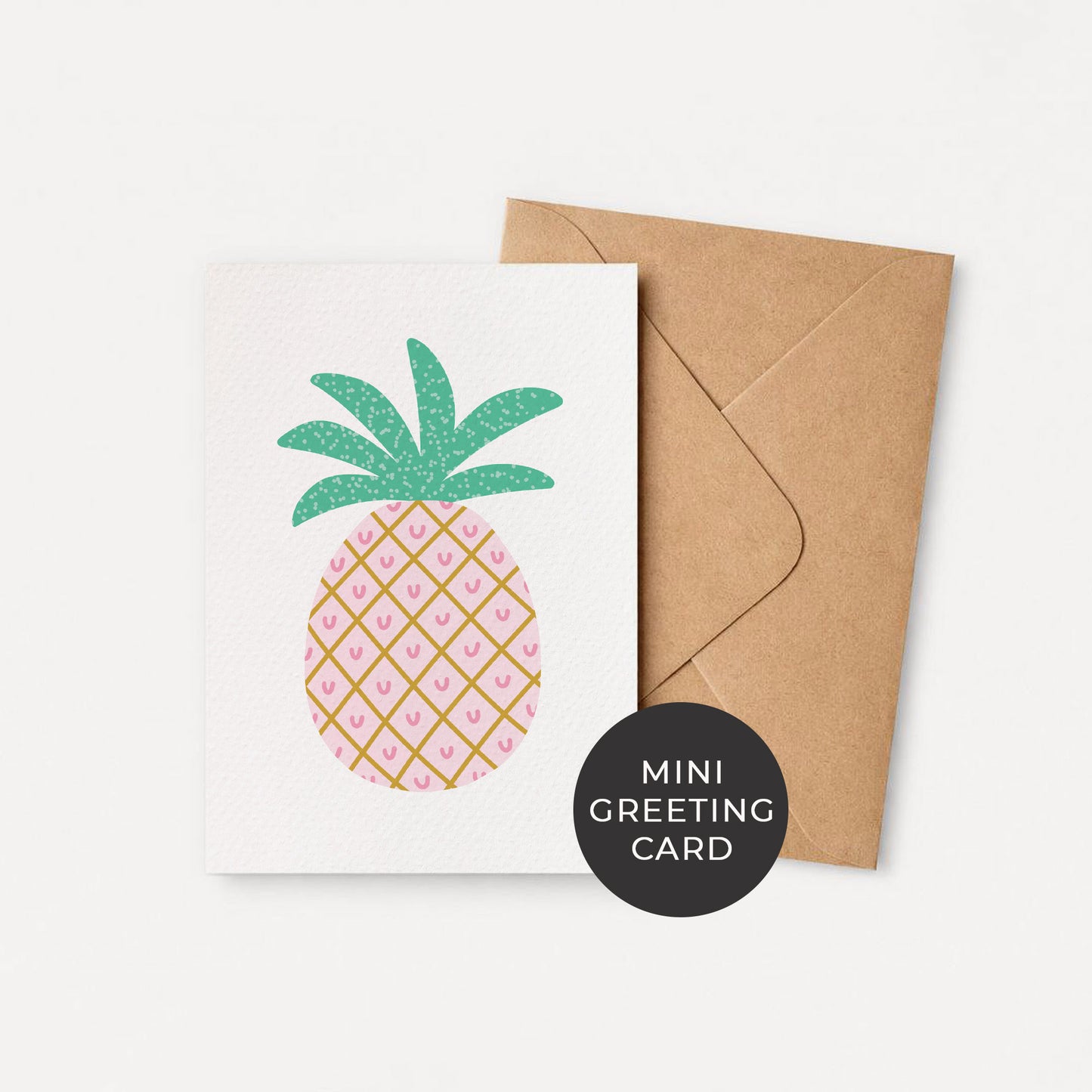 Single (1): MINI Card: Pineapple