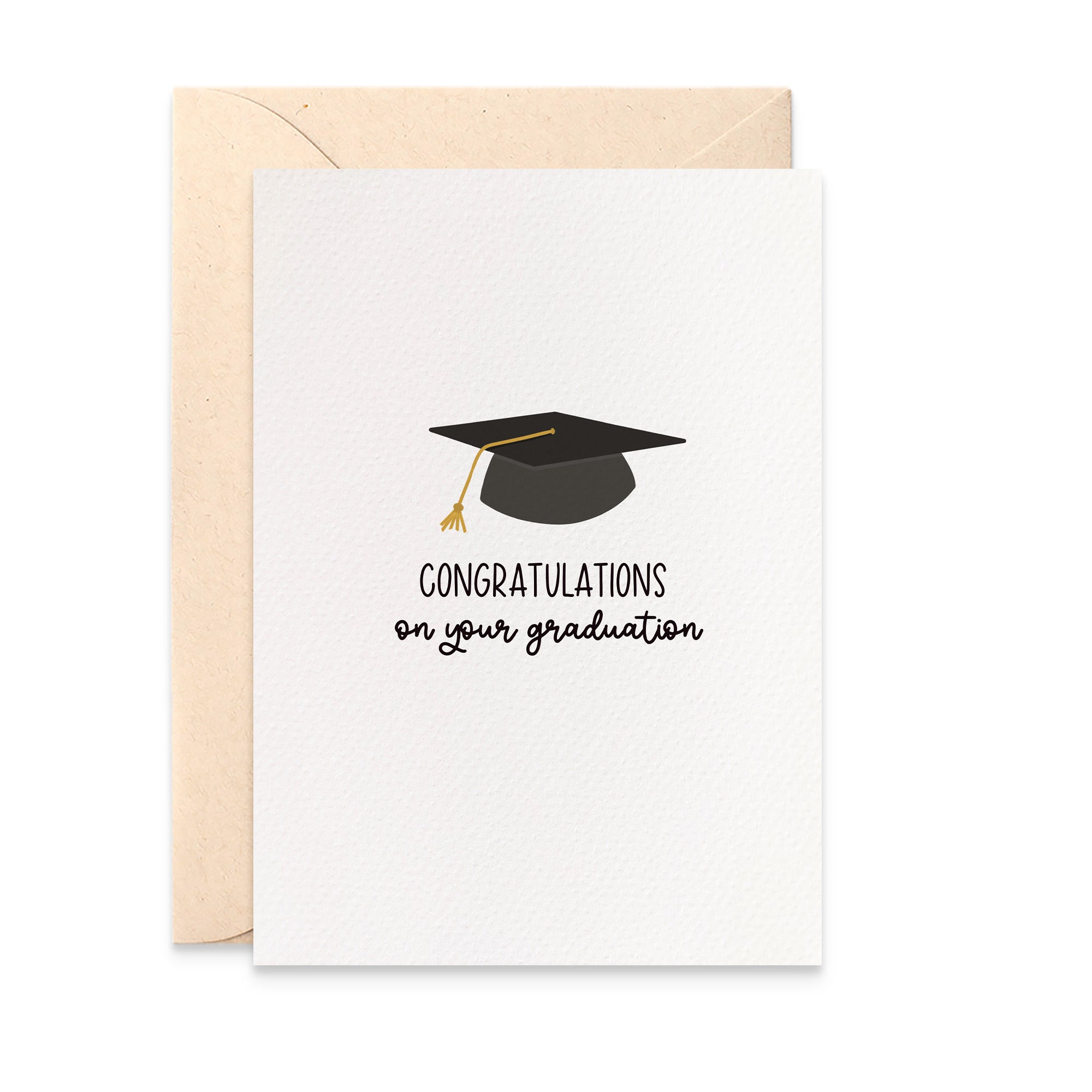Graduation Card, Illustrated Graduation Cap, Congratulations Card – Kat ...