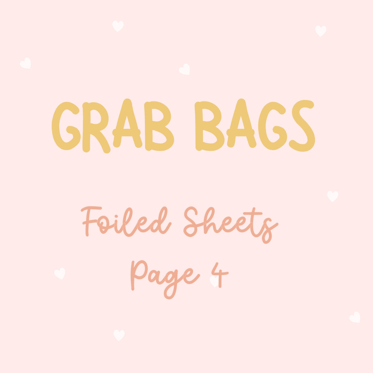 Grab Bag 2026: FOILED Washi P4