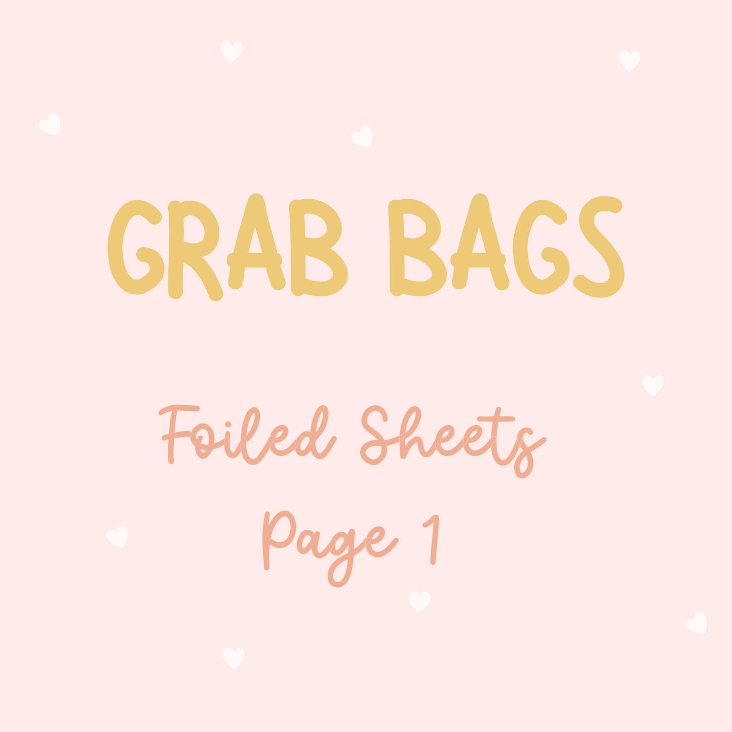 Grab Bag 2026: FOILED Washi P1